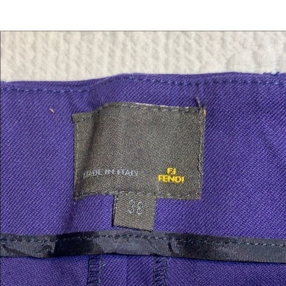 FENDI Dress Pants. NWT. Size 38 - Picture 3 of 9